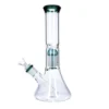 Valiant 10" Beaker Water Pipe With Tree Perc - Teal Accessories 2 Valiant 10" Beaker Water Pipe With Tree Perc - Teal Accessories