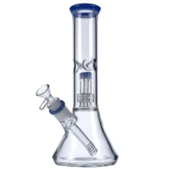 Valiant 11" Beaker W/ Honeycomb - Milky Blue