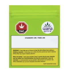 Wana 1:1 Strawberry Lime (10mg CBD/10mg THC) Gummies (2pk) Indica Strains