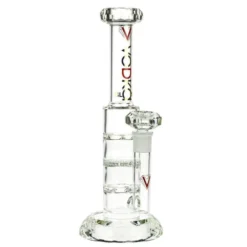 Vodka Glass 12" Moonstone W/Herb Bowl Water Pipe Bongs