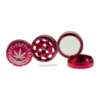 Accessories Puff Puff Pass 3-Piece Grinder - Red (1.5")