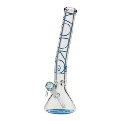 Vodka Glass Accessories 18'' 9mm Bent Neck - Blue