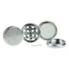 Accessories Puff Puff Pass 3-Piece Grinder - Silver (2")