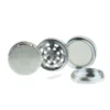 Puff Puff Pass 3-Piece Grinder - Silver (2.2")