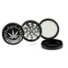 Puff Puff Pass 3-Piece Grinder - Black (2.5") Accessories