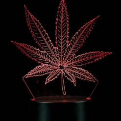 DankStop 3D Cannabis Leaf Lamp New Arrivals
