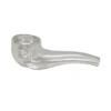 META Cannabis Co. 4'' Bent Spoon Pipe - Clear Accessories