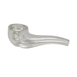 META Cannabis Co. 4'' Bent Spoon Pipe - Clear Accessories