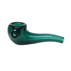 META Cannabis Co. 4'' Bent Spoon Pipe - Teal