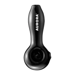 Aurora Hand Pipe - Black (4")