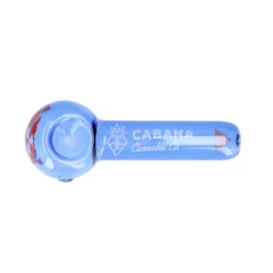Cabana Cannabis Co. Accessories Cabana Cannabis Co The Afterglow Spoon - Blue Hand Pipe (5")