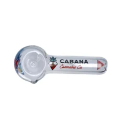 Cabana Cannabis Co. Accessories Cabana Cannabis Co The Afterglow Spoon - Clear Hand Pipe (5")