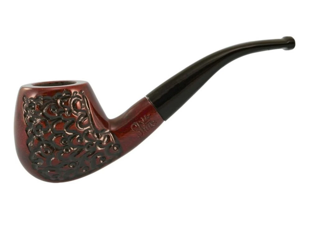 Shire Pipes 5.5" Engraved Bowl Wooden Pipe Accessories 3 Shire Pipes 5.5" Engraved Bowl Wooden Pipe Accessories