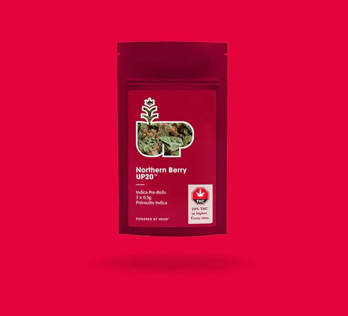 UP Northern Berry PR 3 X 0.5 G Pre-Rolls 3 UP Northern Berry PR 3 X 0.5 G Pre-Rolls