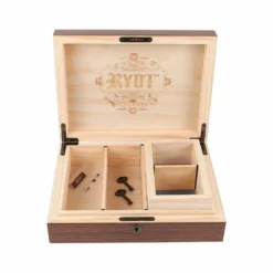 RYOT Accessories 8 X 11" Walnut Humidor Combo Box