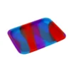 Accessories Canna Cabana 8" X 6" Silicone Rolling Tray - Blue, Purple & Red