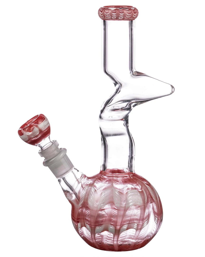 DankStop 9" Raked Zig Zag Bubble Beaker 13 DankStop 9" Raked Zig Zag Bubble Beaker