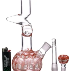 DankStop 9" Raked Zig Zag Bubble Beaker 41 DankStop 9