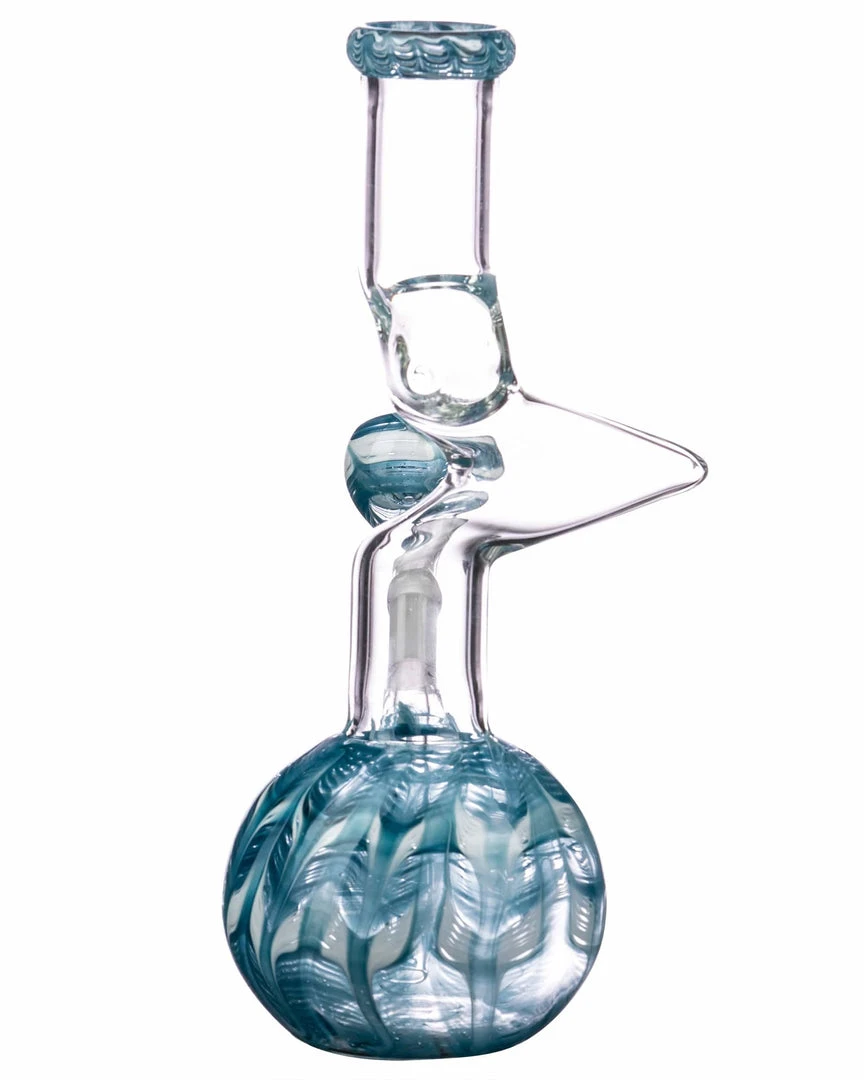 DankStop 9" Raked Zig Zag Bubble Beaker 6 DankStop 9" Raked Zig Zag Bubble Beaker