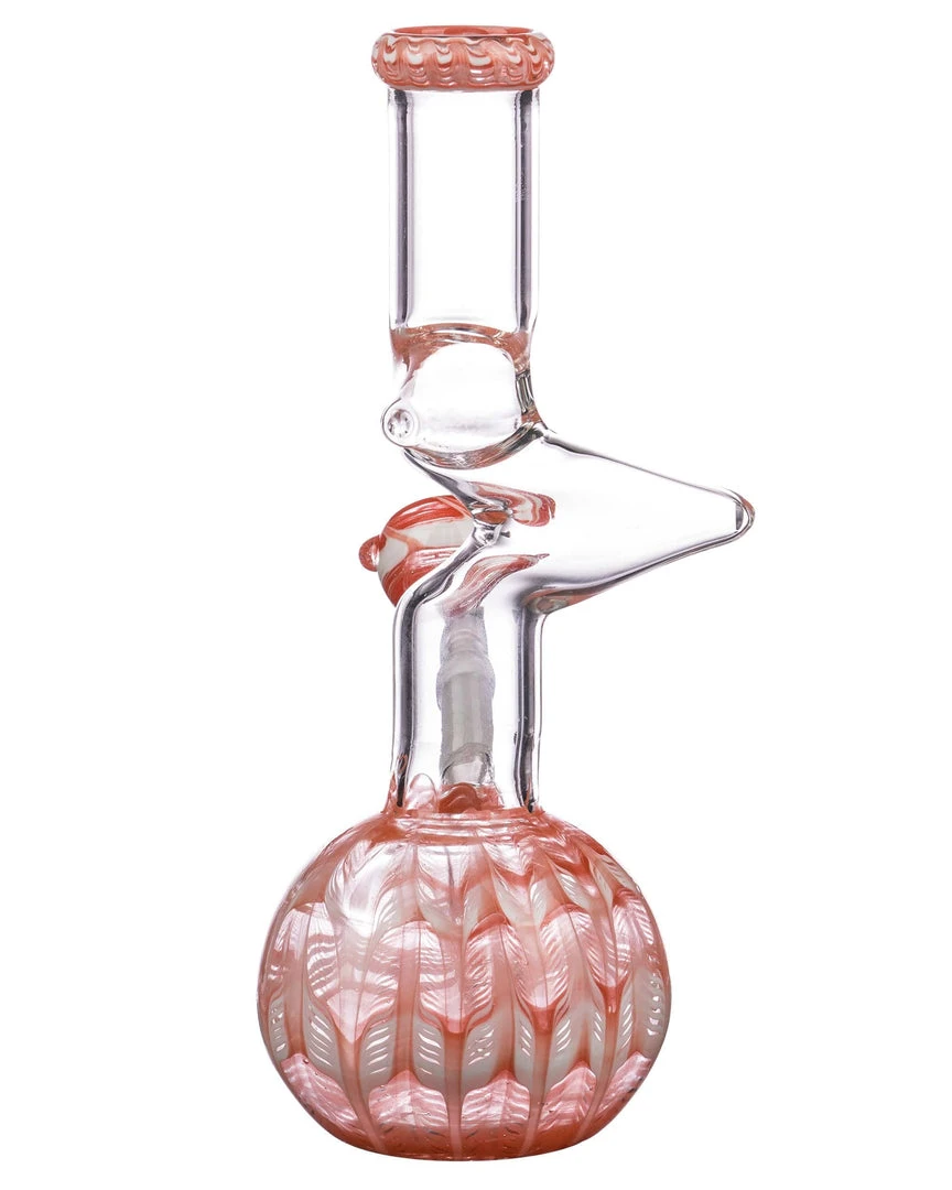 DankStop 9" Raked Zig Zag Bubble Beaker 18 DankStop 9" Raked Zig Zag Bubble Beaker