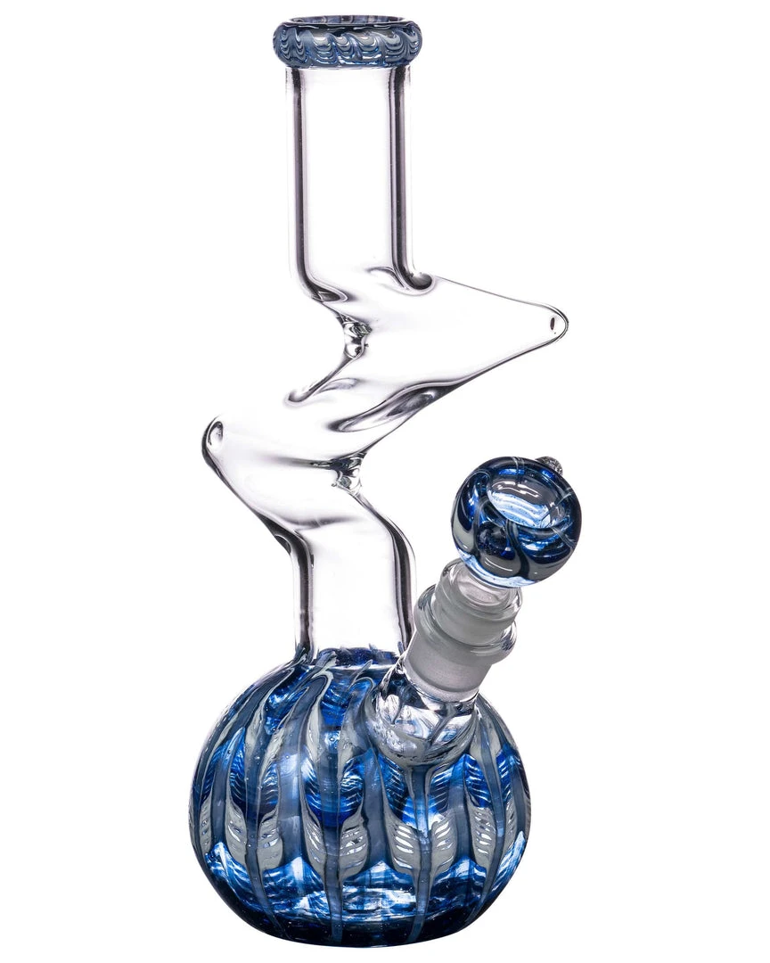DankStop 9" Raked Zig Zag Bubble Beaker 22 DankStop 9" Raked Zig Zag Bubble Beaker