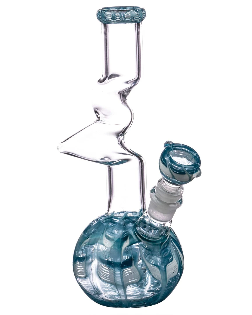 DankStop 9" Raked Zig Zag Bubble Beaker 3 DankStop 9" Raked Zig Zag Bubble Beaker