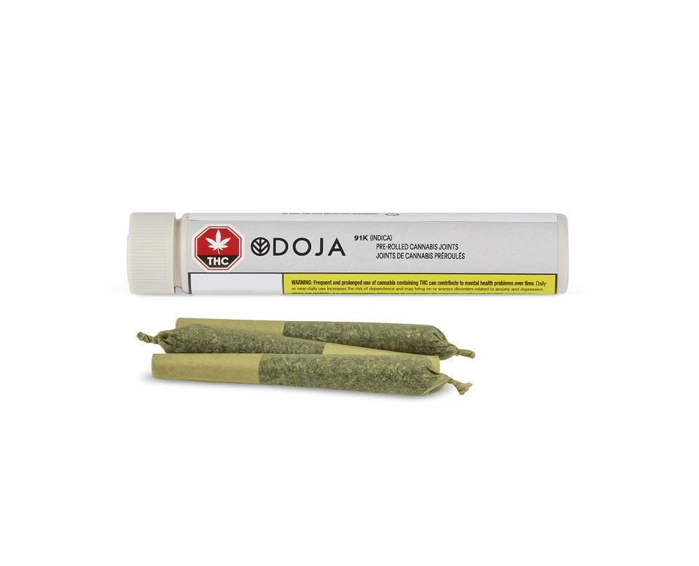 DOJA Pre-Rolls 91K PR 3 X 0.5 G 4 DOJA Pre-Rolls 91K PR 3 X 0.5 G