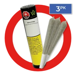 Growtown Pre-Rolls Spicy Mango PR 3 X 0.5 G