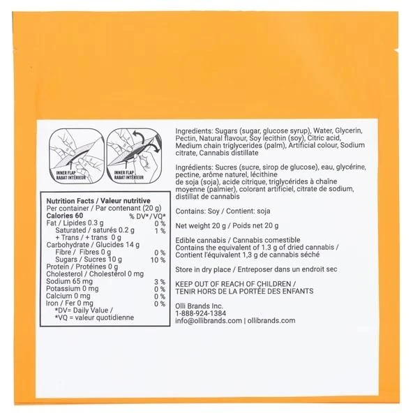 Ace Valley Peaches & Honey 1:1 Gummies Hybrid Strains 5 Ace Valley Peaches & Honey 1:1 Gummies Hybrid Strains