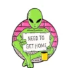 DankStop New Arrivals Alien Hobo Enamel Pin