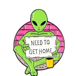 DankStop New Arrivals Alien Hobo Enamel Pin