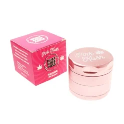 Puff Puff Pass Aluminum Grinder - Pink Kush Accessories