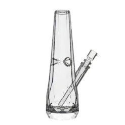 Aurora 12" Crystal Beaker Water Pipe - Clear