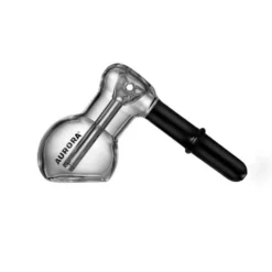 Aurora Hammer Bubbler - Clear & Black Accessories