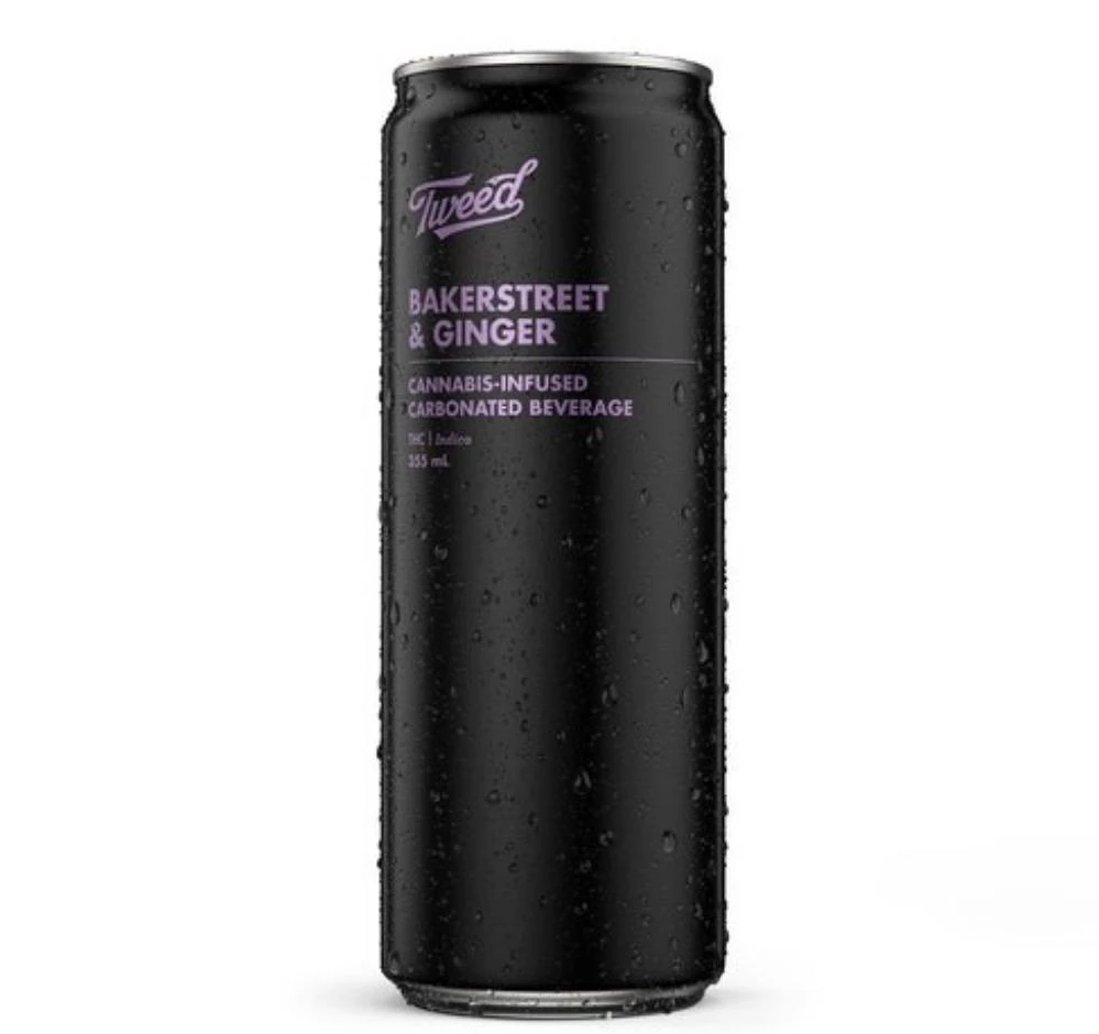 Tweed Indica Strains Bakerstreet & Ginger Ale Soda 3 Tweed Indica Strains Bakerstreet & Ginger Ale Soda