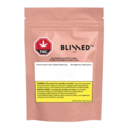 Blissed Hybrid Strains 1:1 Blackberry Acai Soft Chew