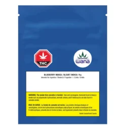 Wana Blueberry Sour Soft Chews 2 Pc Indica Strains