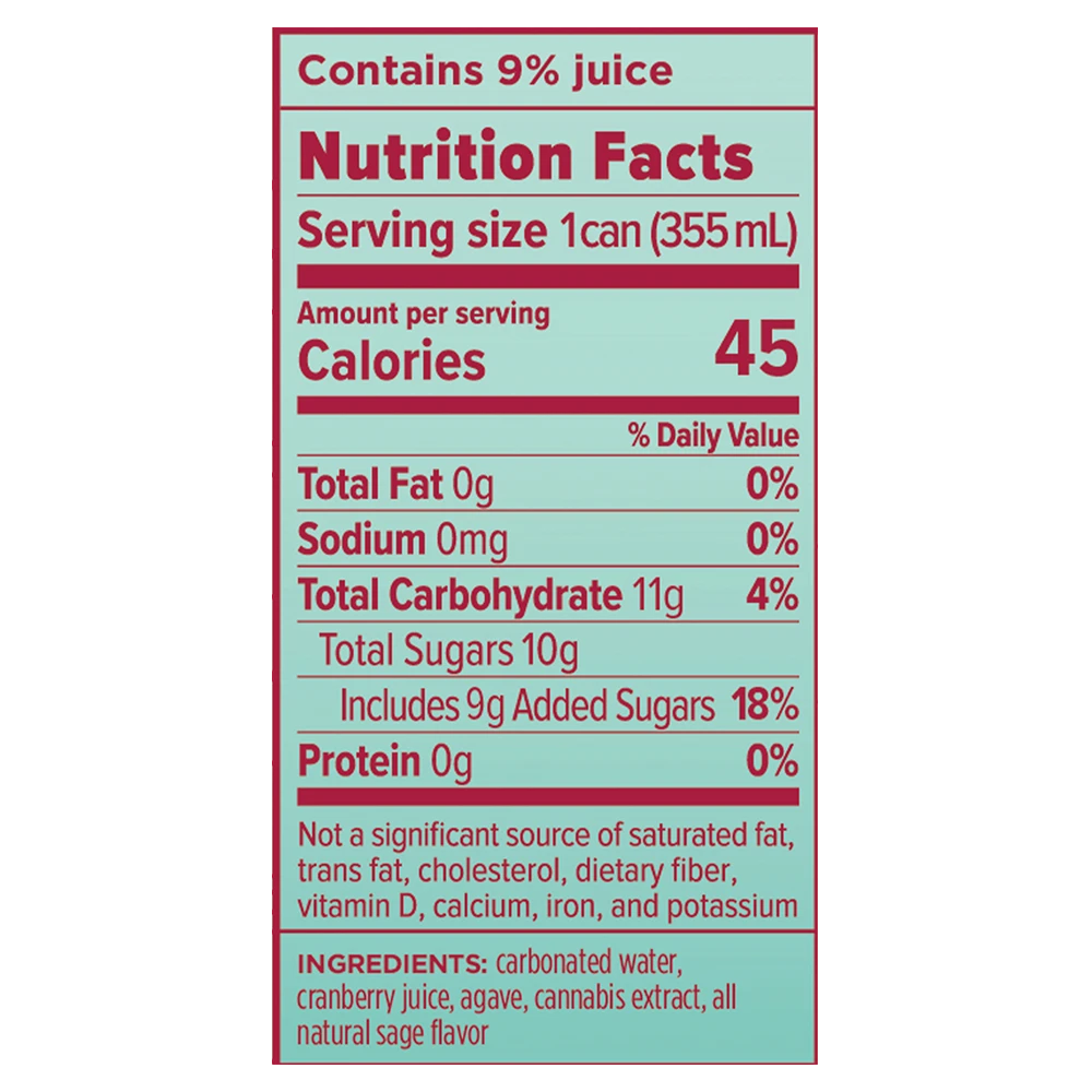 Cranberry Sage Hi Boy (5mg THC Per Cann) 5 Cranberry Sage Hi Boy (5mg THC Per Cann)