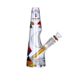 Cabana Cannabis Co. Bongs Cabana Cannabis Co The Sunset - Amber Water Pipe (7.5")