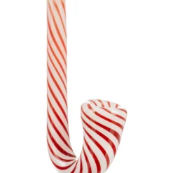 DankStop New Arrivals Candy Cane Sherlock Pipe