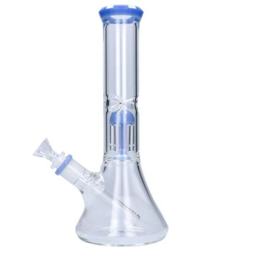 Canna Cabana 11" Beaker - Milky Blue Bong Accessories 3 Canna Cabana 11" Beaker - Milky Blue Bong Accessories