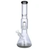 Canna Cabana 15.7" Water Pipe - Transparent Black Bong