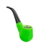 Accessories Canna Cabana 6" Silicone Sherlock Pipe - Green