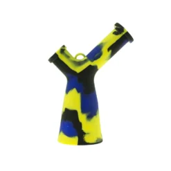 Canna Cabana 6.2" Mr Y Silicone Pipe - Blue/Yellow/Black Bong Accessories