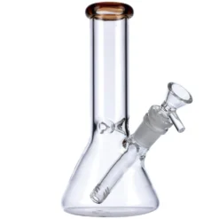 Canna Cabana 8" Beaker Water Pipe - Amber Bong