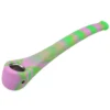 Canna Cabana 9" Silicone Gandalf Hand Pipe W/ Steel Bowl - Green/Purple Accessories