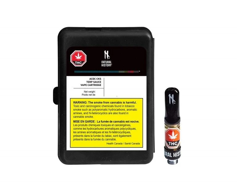 Natural History ACDC CKS Terp Sauce Cartridge New Arrivals 3 Natural History ACDC CKS Terp Sauce Cartridge New Arrivals