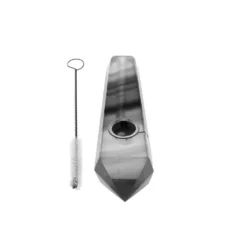 Canna Cabana Crystal Pipe - Obsidian Accessories