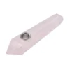 Canna Cabana Crystal Pipe - Rose Quartz Accessories