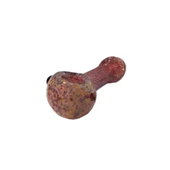 Canna Cabana Glass Panache Pipe - Pink/Red